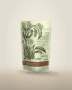 Rest + Digest herbal blend – back of pouch with ingredients list